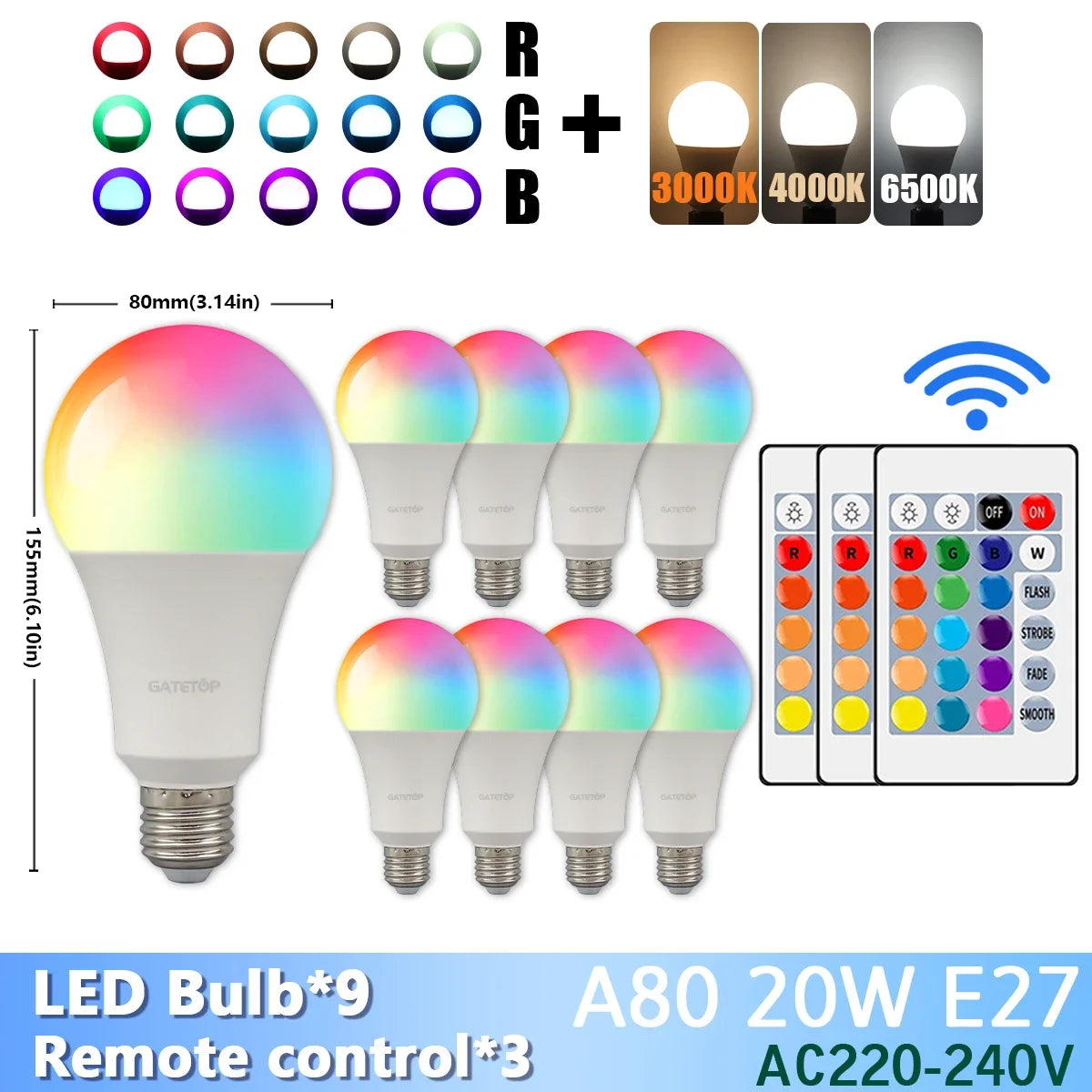 Vibrant Color Changing LED Bulb™