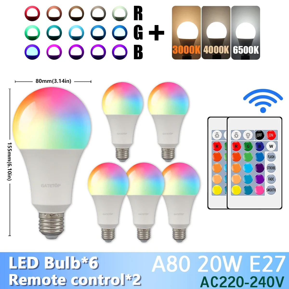 Vibrant Color Changing LED Bulb™