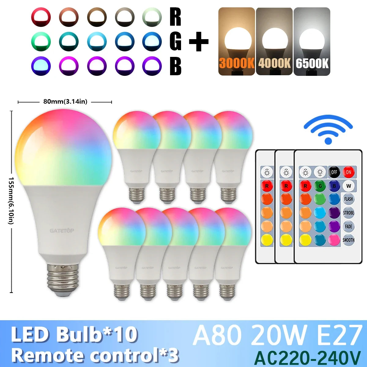 Vibrant Color Changing LED Bulb™