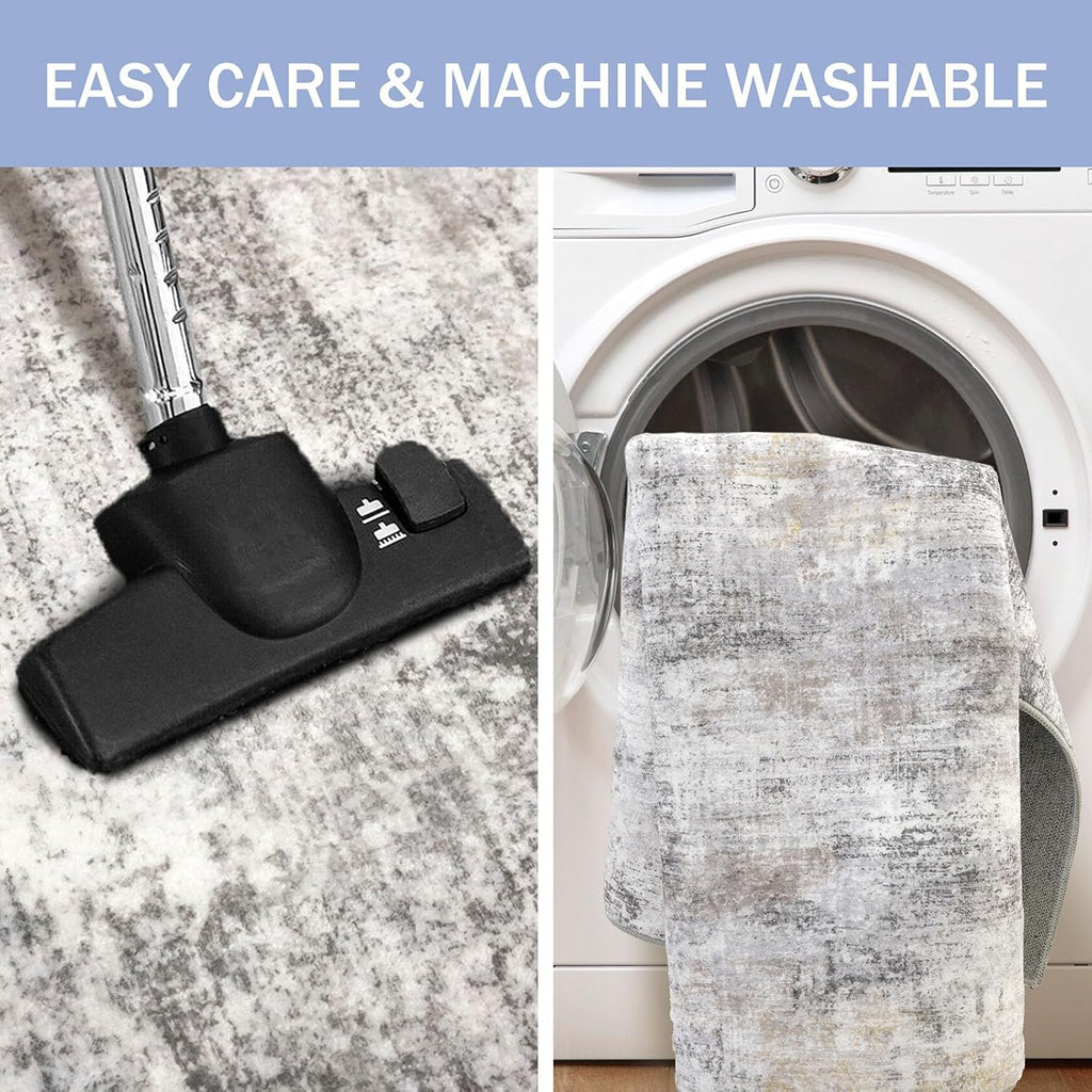 Elegant Abstract Washable Area Rug™