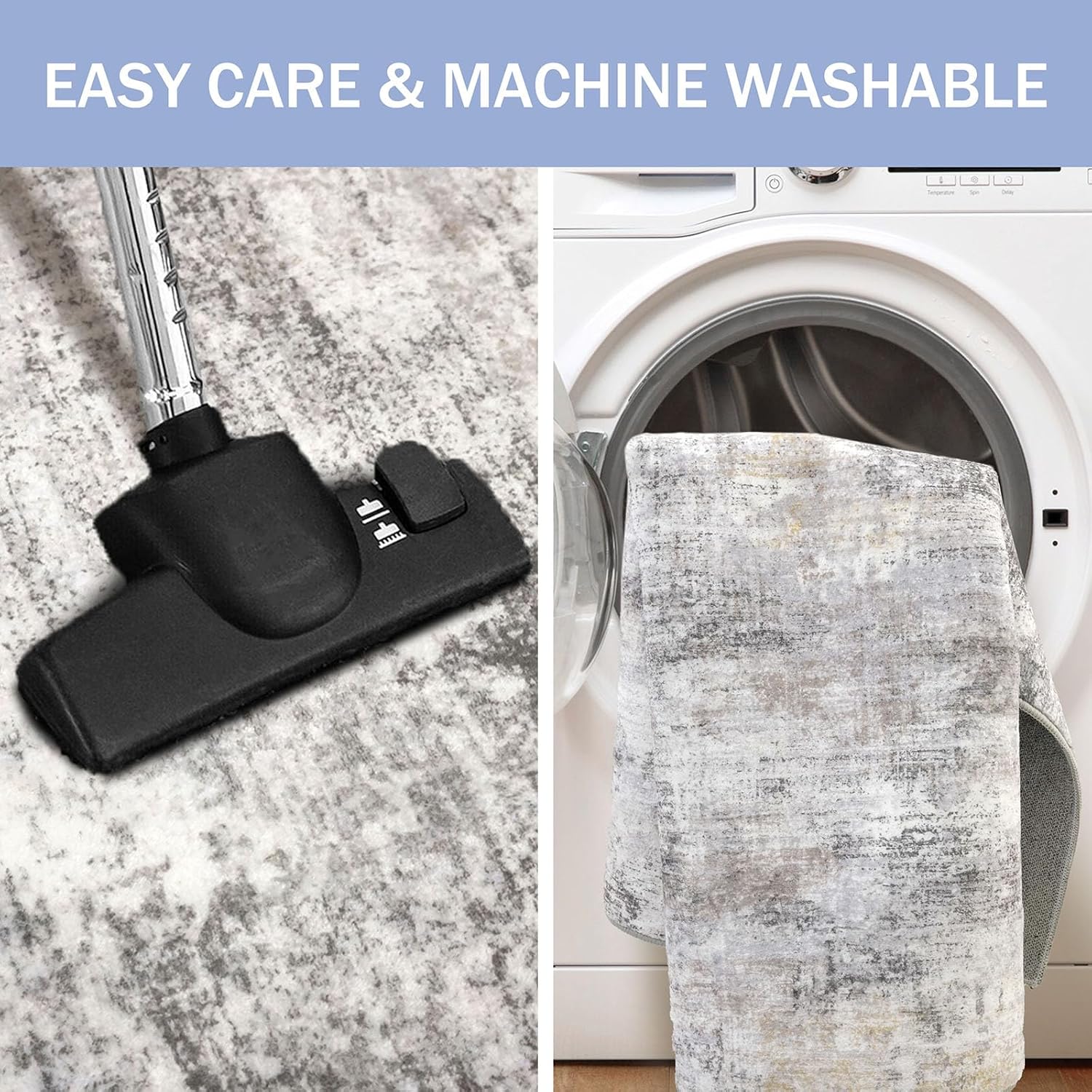 Elegant Abstract Washable Area Rug™