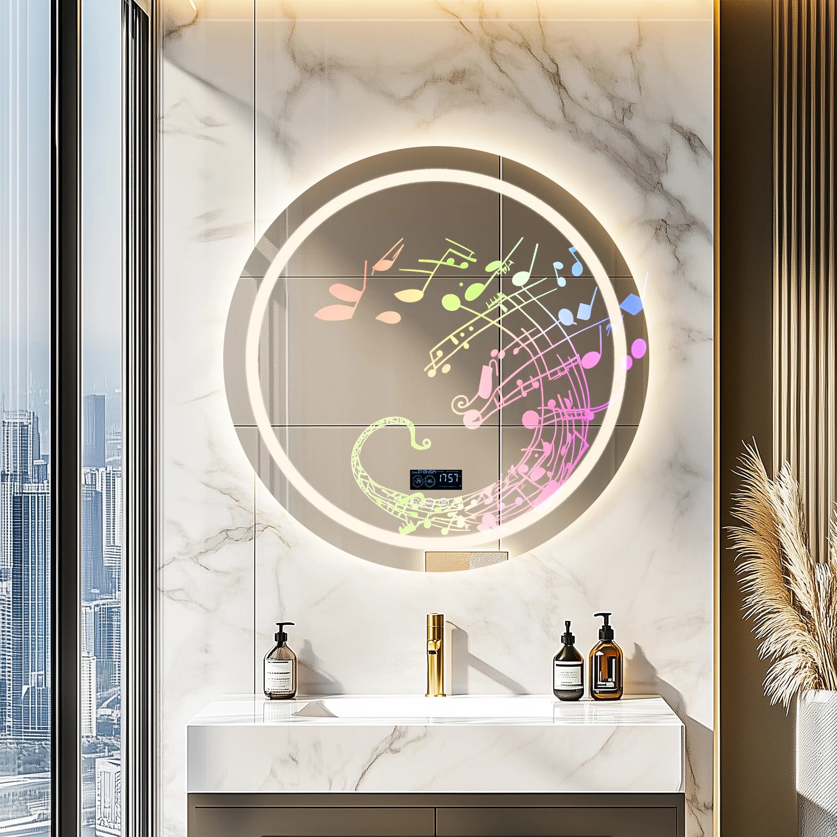 Illuminated Bluetooth Bathroom Mirror™
