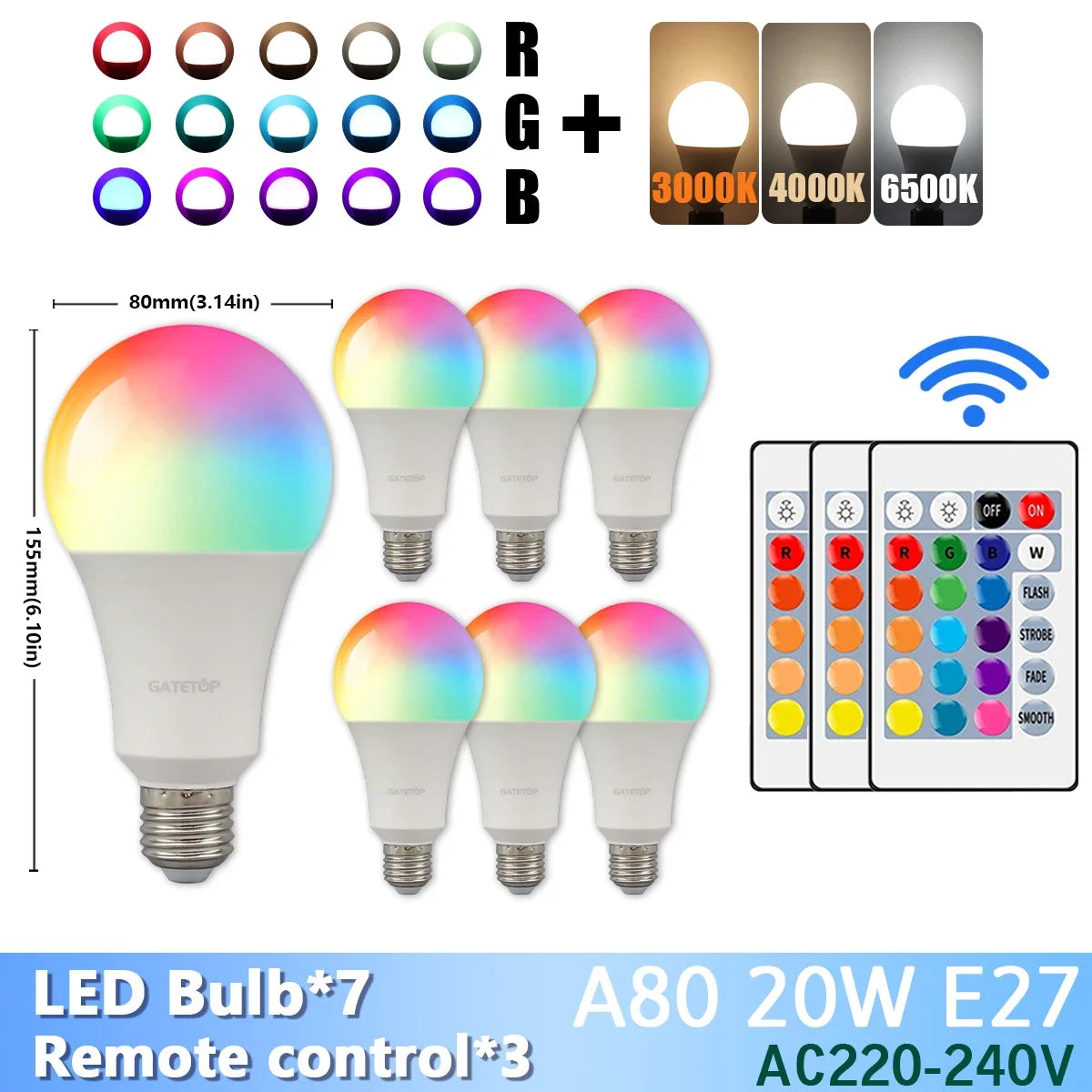 Vibrant Color Changing LED Bulb™