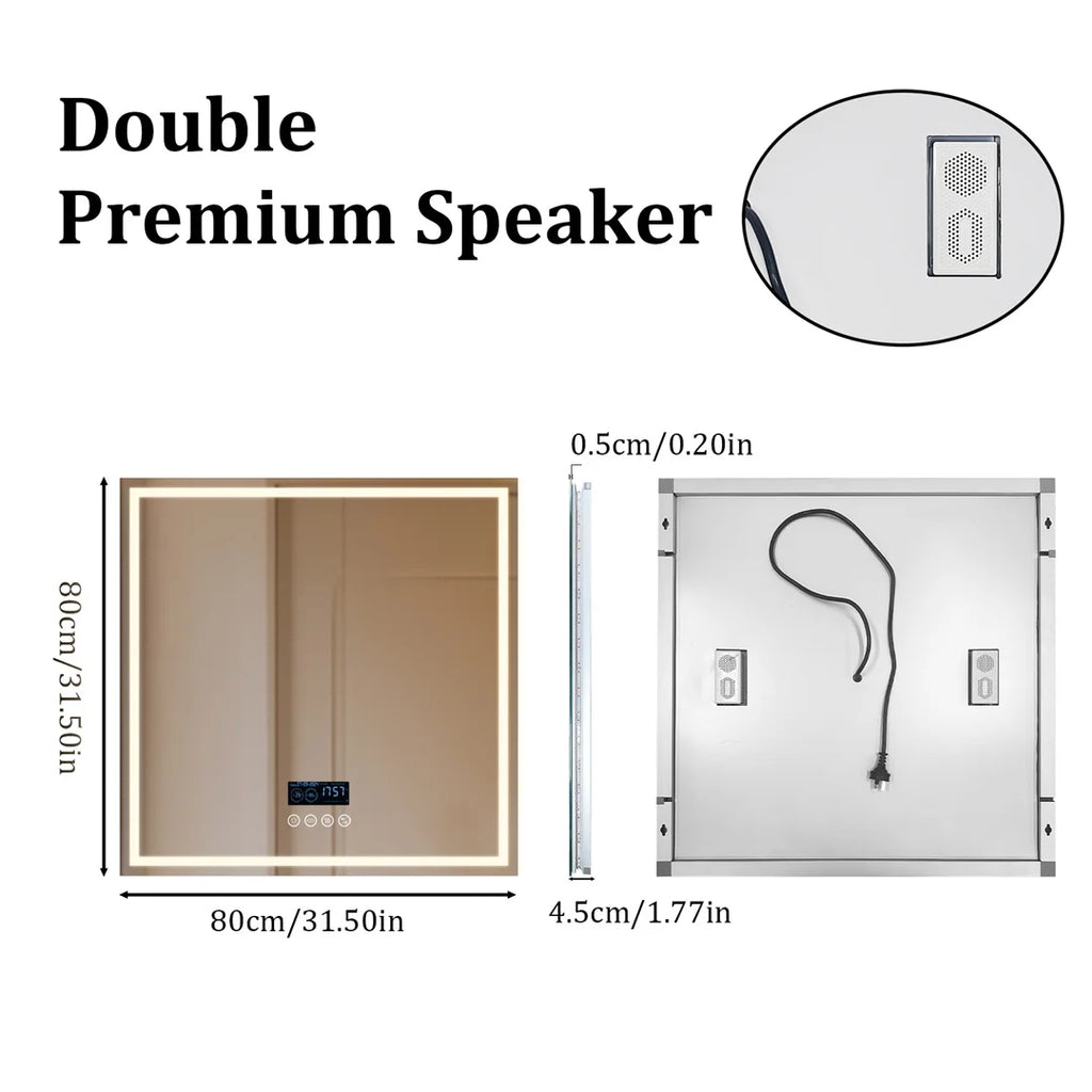 Illuminate™ Bluetooth Bathroom Mirror TM