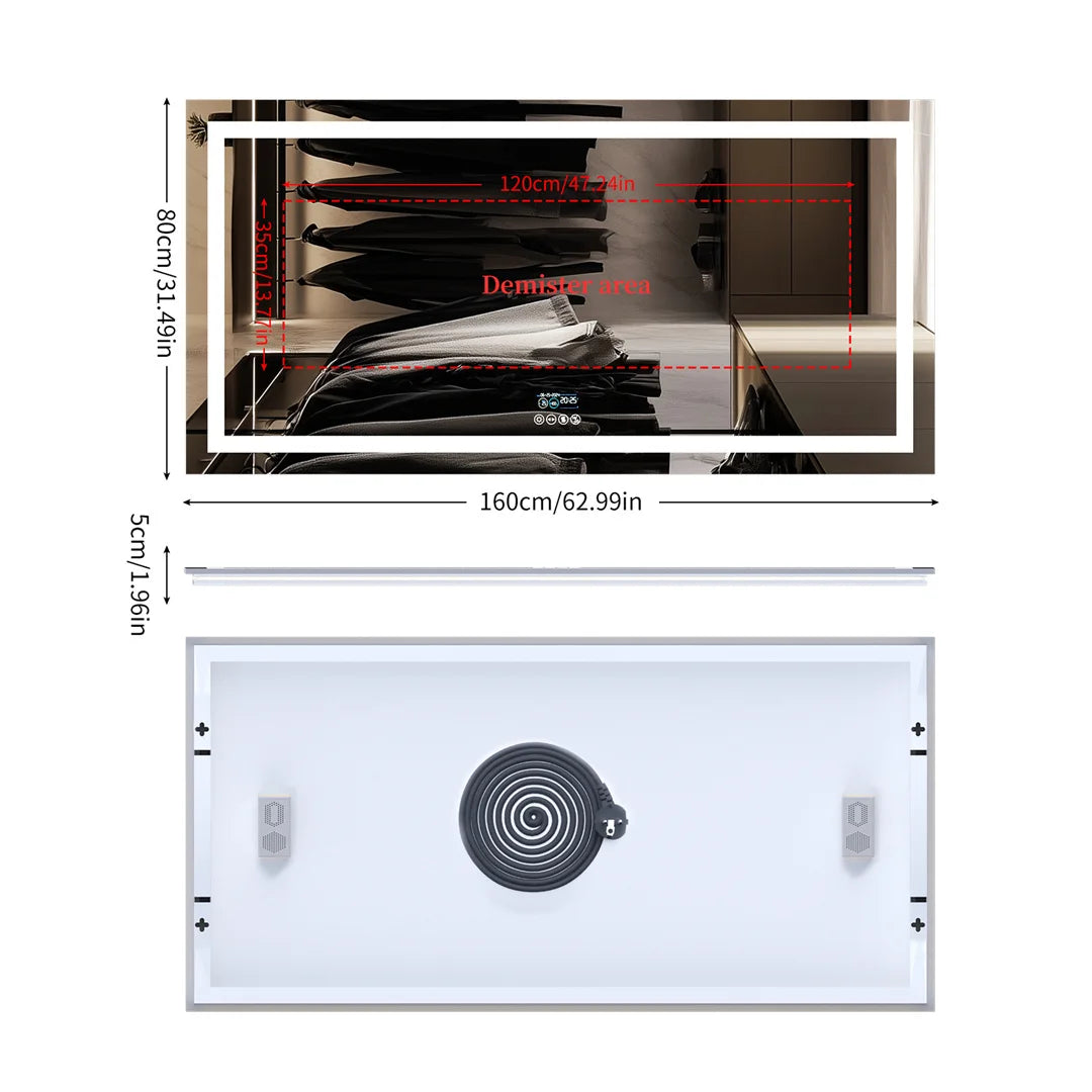 Illuminate™ Bluetooth Bathroom Mirror TM