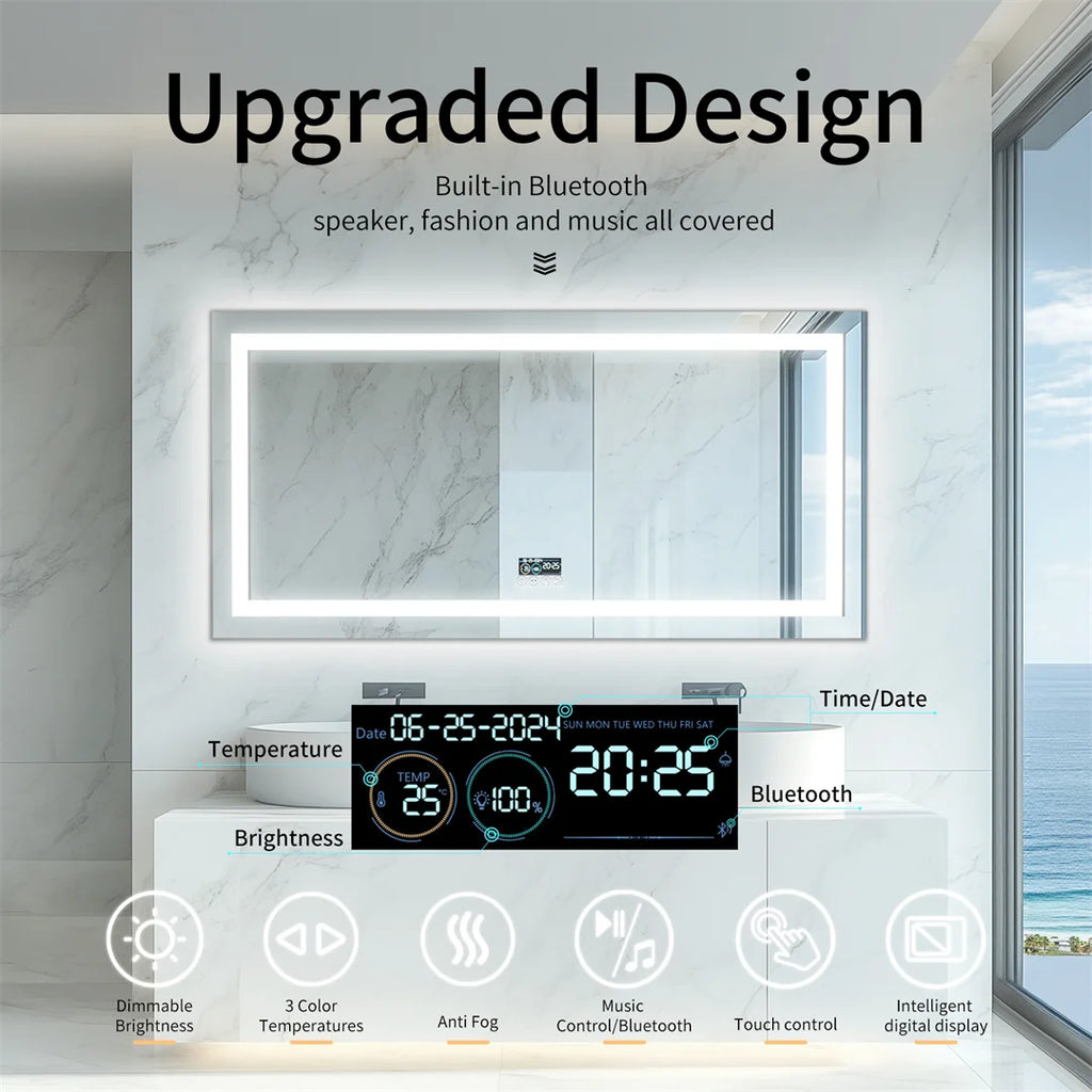 Illuminate™ Bluetooth Bathroom Mirror TM