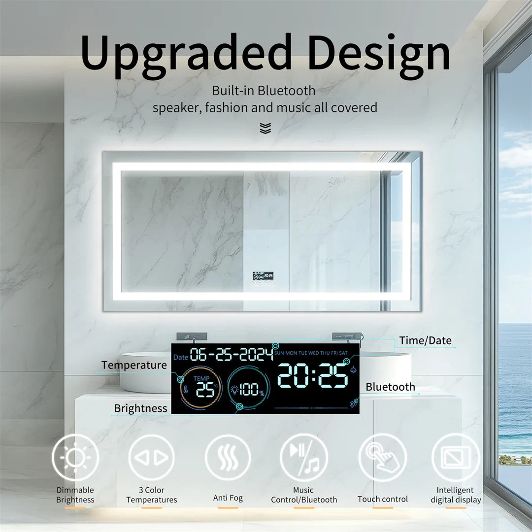 Illuminate™ Bluetooth Bathroom Mirror TM
