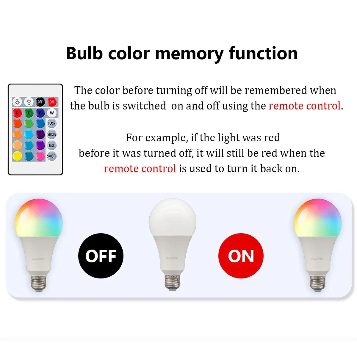 Vibrant Color Changing LED Bulb™