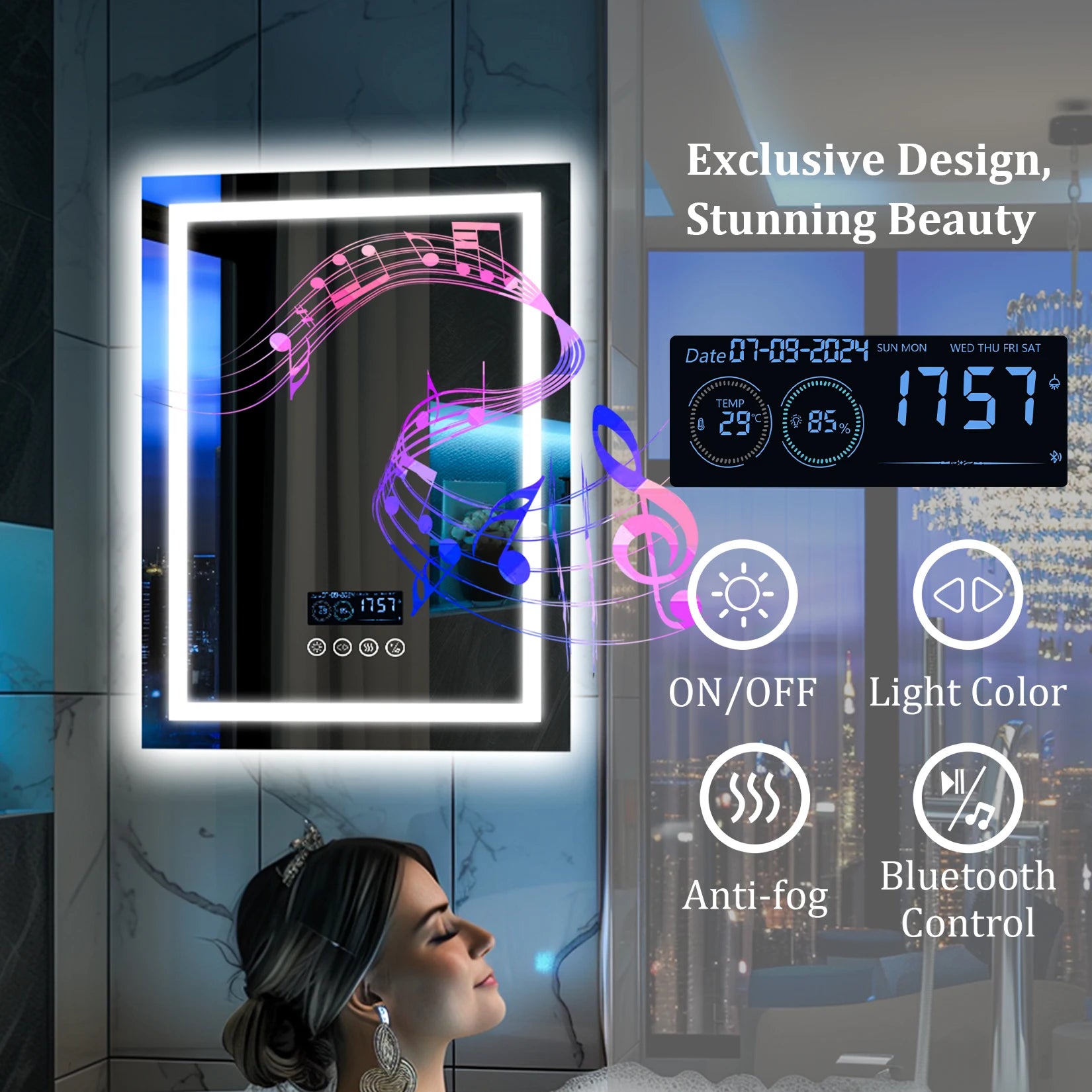 Luxury Smart LED Bathroom Mirror™
