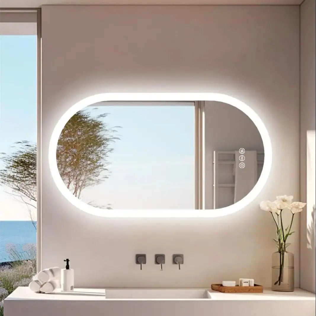 Elegant Oval LED Bathroom Mirror™