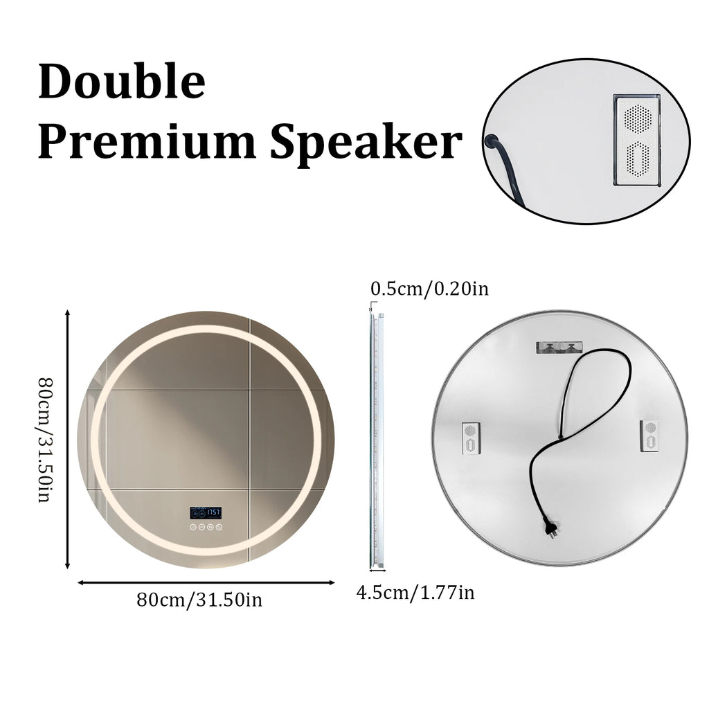 Illuminated Bluetooth Bathroom Mirror™